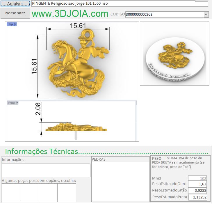 3000000000263 ficha verde