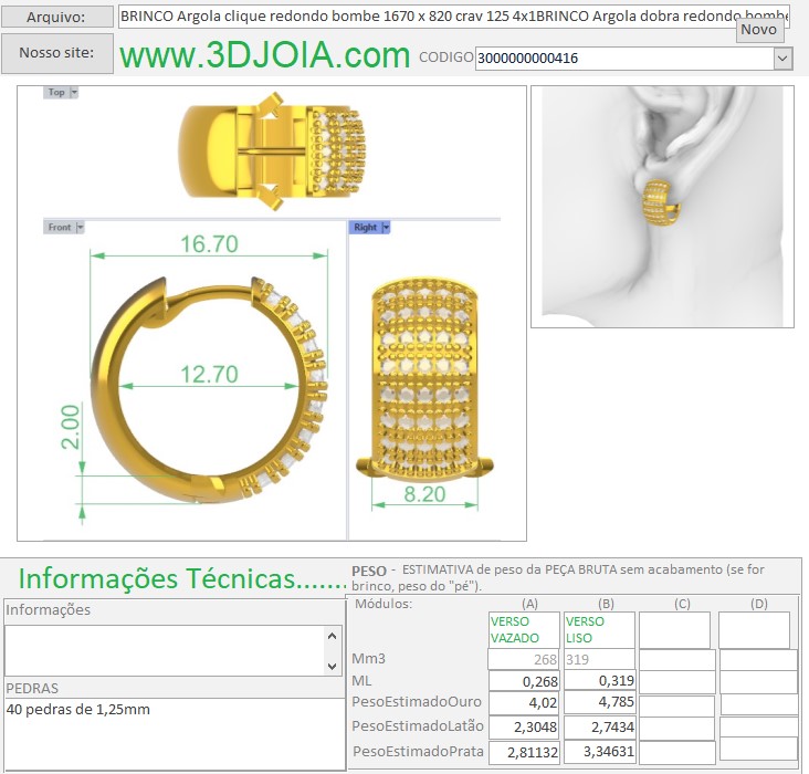 BRINCO Argola dobra redondo bombe 1670 x 820 crav 125 4x1 3000000000416 ficha azul