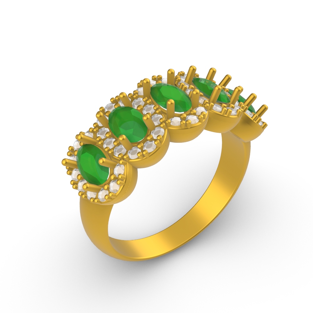 ANEL Meia aliança bananinha bombe oval 3,2x5,2 luxo crav 130 d1751 3000000000904 K (4)