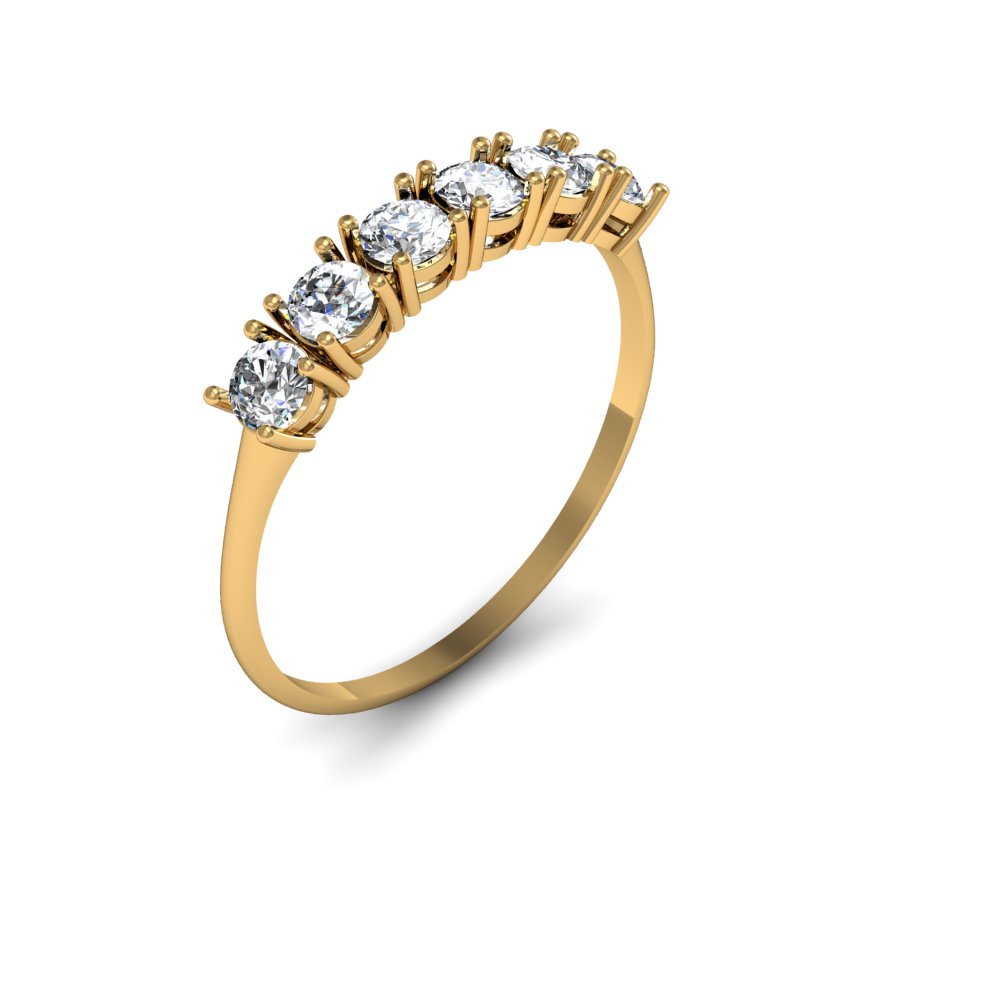 an meia aliança 3mm aro18 fina r